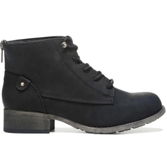 Jellypop Shoes - Jellypop Grant Lace Up Boots distressed heel- Shoe